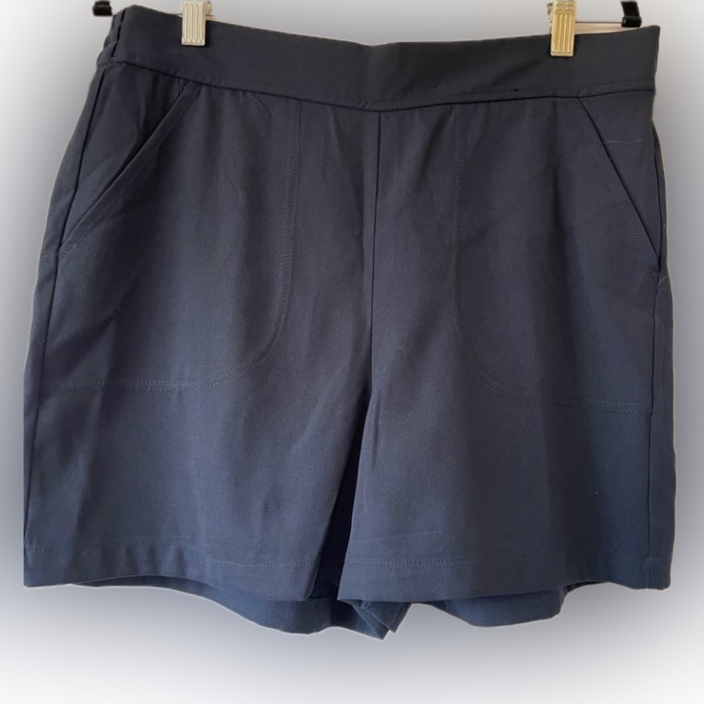 Max Studio Navy Shorts